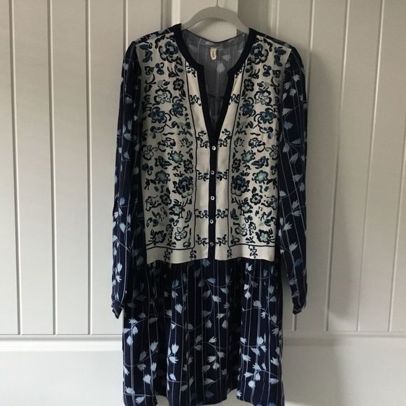ANTHROPOLOGIE| Tiny Seleme Embroidered Shirtdress - Picture 8 of 15